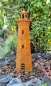 Preview: Freistehender Leuchtturm 80 aus Edelrost Windlicht Maritim